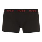 Hugo Boss 3-Pack Boxers med Elastiskt Logoband Black, Herr