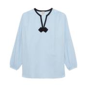 Ines De La Fressange Paris Blouses &amp; Shirts Blue, Dam