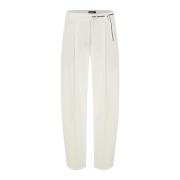 Cambio Off-White Elaine Byxor Stilren Kvalitet White, Dam