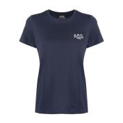 A.P.C. T-shirt Blue, Dam