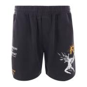 REPRESENT Icarus Printed Shorts Black, Herr