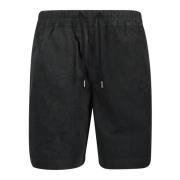 IRO Svarta Bomullsshorts Maxe Kollektion 2025 Black, Herr