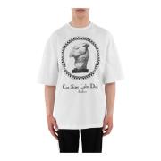 CORSINELABEDOLI Kortärmad T-shirt för män White, Herr