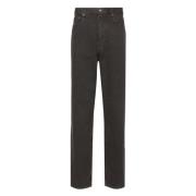 A.P.C. Grå Jeans Martin Anthracite Gray, Herr