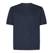 Herno Blå Crew Neck T-shirts och Polos Blue, Herr