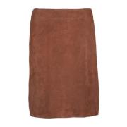 BTFCPH Lyxig mockakjol i mocka Brown, Dam