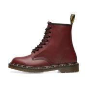 Dr. Martens Klassiska 1460 Körsbärsröda Stövlar Red, Herr