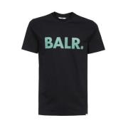 BALR. Bomull Logo T-shirt Black, Herr