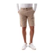 40WEFT Kaktus Broderade Bermuda Shorts Beige, Herr