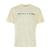 1017 ALYX 9SM Kräm Bomull T-shirt Yellow, Herr