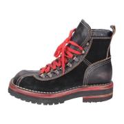 MOMA Vintage Mocka Ankelboots Black, Dam