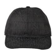 Moschino Bomullspolyester Cap Hatt Beskrivning Black, Dam