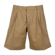 Dondup Stiliga Bermuda Shorts Brown, Herr