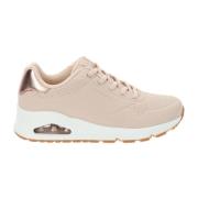 Skechers Dam Sneakers i Konstläder Pink, Dam