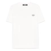 BARROW Jersey T-shirt med tryck fram och bak White, Herr