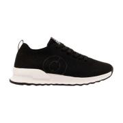 ECOALF Svarta Avslappnade Textil Sneakers med 4cm Gummisula Black, Her...