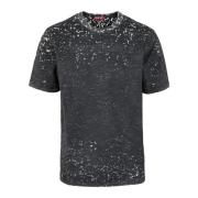 Diesel Bomullsblandning T-shirt Gray, Herr