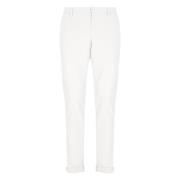 Dondup Vita Bomullbyxor med Fickor White, Herr