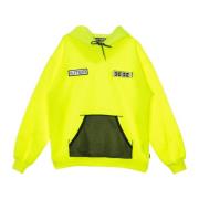 IUTER Neon Gul Lättvikts Hoodie Yellow, Herr