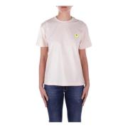 BARROW Logo T-Shirt Beige, Dam