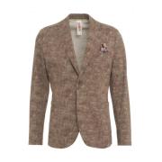 Bob Brun Blazer för Män Brown, Herr