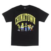 MARKET Simpsons Arc Tee Svart T-shirt Black, Herr