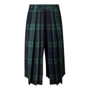 SETCHU Tartan Hakama Byxor Multicolor, Dam