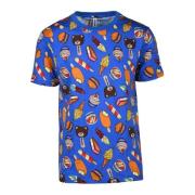 Moschino Simma T-shirt med elastanblandning Multicolor, Herr