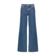 A.P.C. Wide Jeans Blue, Dam