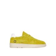 D.A.T.E. Gula Lädersneakers Yellow, Herr