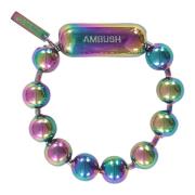 AMBUSH Mässing Ball Chain Armband Multicolor, Herr