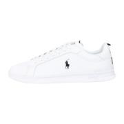 Polo Ralph Lauren Sneakers med Läder och Gummisula White, Herr