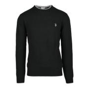 U.S. Polo Assn. Ullblandning Cashmere Sweater Black, Herr