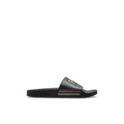 PS By Paul Smith Gummisandaler med logotyp Black, Herr