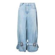 JW Anderson Justera volang vida jeans Blue, Dam