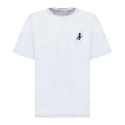 JW Anderson Ankare Logotyp Vit T-shirt White, Herr