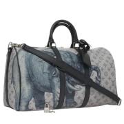 Louis Vuitton Vintage Pre-owned Canvas resvskor Gray, Dam