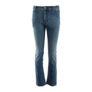 Jacob Cohën Slim Fit Blå Jeans för Herrar Blue, Herr