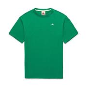 Kappa Bomull T-shirt Regular Fit Rund Hals Green, Herr