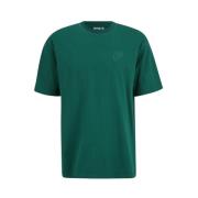 Fila Bomull T-shirt för Modemedveten Komfort Green, Herr