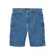 Vans Lös Passform Snickare Denim Shorts Blue, Herr