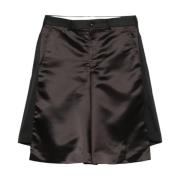 Comme des Garçons Skräddade Shorts med Raffinerade Detaljer Black, Dam