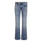 Diesel Stiliga Denim Jeans med 5 Fickor Blue, Dam