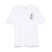 Casablanca Vita T-shirts och Polos med Logotyptryck White, Herr