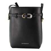 Givenchy Svart läder bucket väska Black, Dam