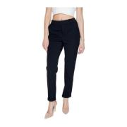 VERO MODA Svarta Straight Leg Byxor Black, Dam