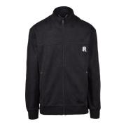 John Richmond Bomullsblandning Sweatshirt Black, Herr