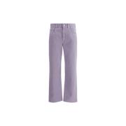 Brunello Cucinelli Klassiska Straight Fit Jeans med dragkedja Purple, ...