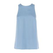 Loulou Studio Stilren TOP för modeälskare Blue, Dam