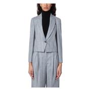 Brunello Cucinelli Bolero Jacka Gray, Dam